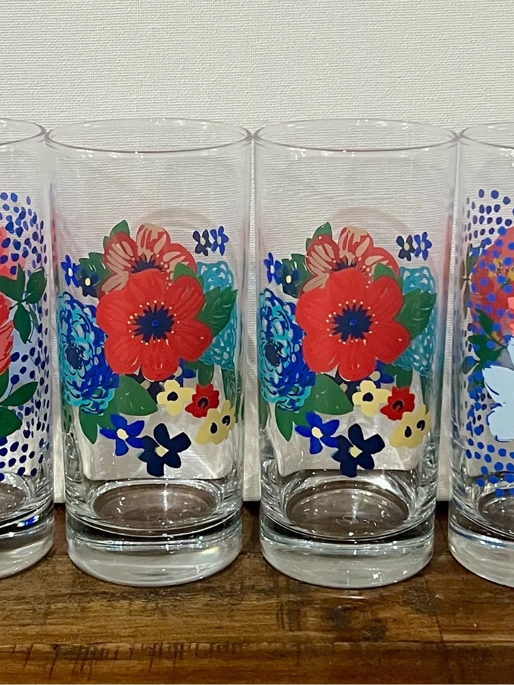 Pioneer Woman Floral Glassware (6)